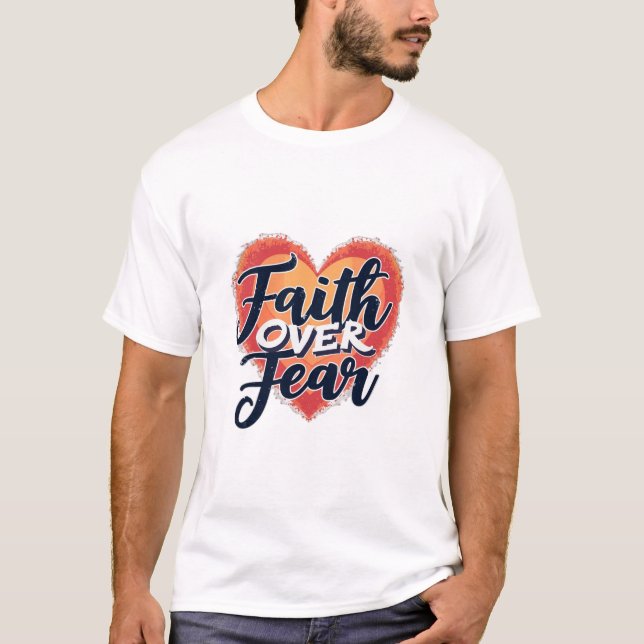 Camiseta Fé Acima do Medo (Frente)
