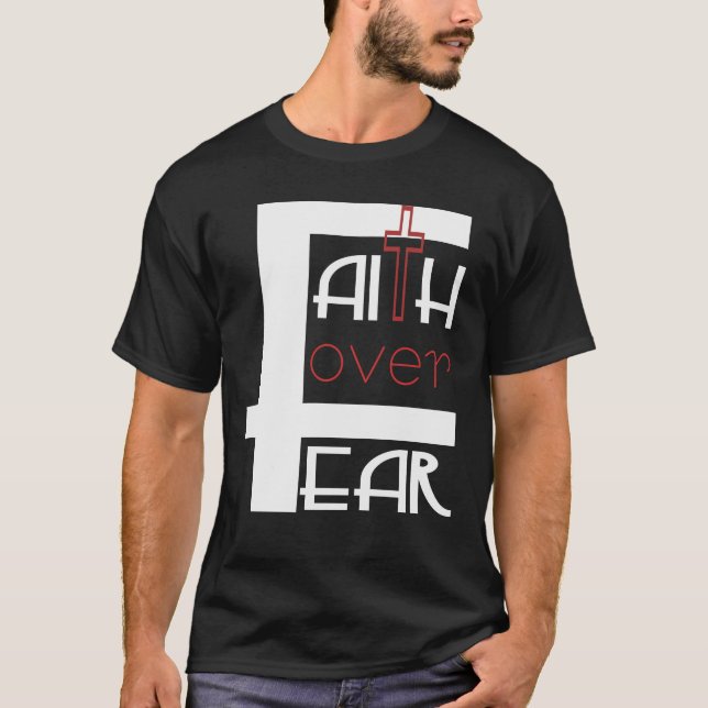 Camiseta Fé Acima do Medo (Frente)