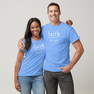 Camiseta Fé Acima do Medo Fórmula Matemática