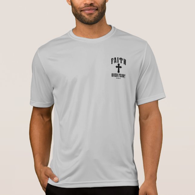 Camiseta Fé Acima do Medo Salmo 56:3 (Frente)