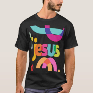 Camiseta Fé Ama Deus Esperança Jesus Cristo religioso Chr