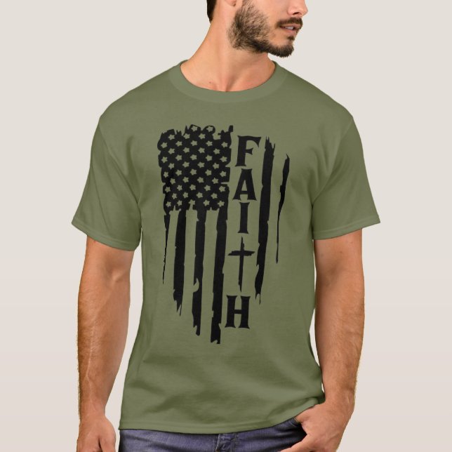 Camiseta Fé Americana (Frente)