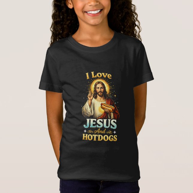 Camiseta Fé, Amor e Cachorros Quentes (Frente)