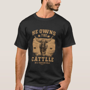 Camiseta Fé Cristã Ele Possui O Gado