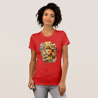 Camiseta Fé Cristã – Jesus Cristo, Cruz Sagrada