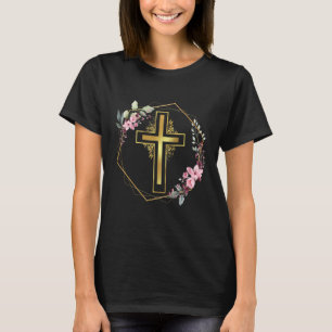 Camiseta Fé Cristã Jesus Religião Católica cruza em f