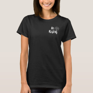 Camiseta Fé Cristã Jesus Religião é Deus Ele Ressuscitou