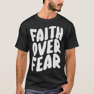 Camiseta Fé Cristã Sobre o Medo reunião familiar Inspirati