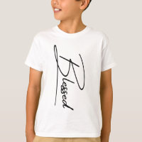 Fé Cristã Única "Abençoada" Design Vertical