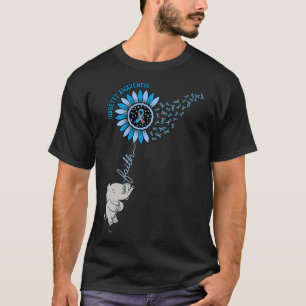 Camiseta Fé Diabetes Consciência Azul Fita Mês Diabetes