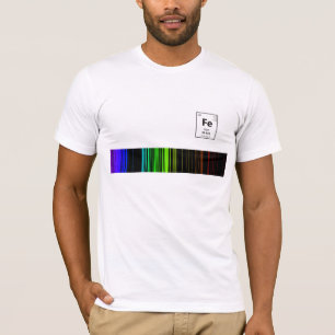 Camiseta Fe do espectro de emissão