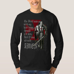 Camiseta Fé dos Cavaleiros Templários em Jesus Cristo Fé Cr