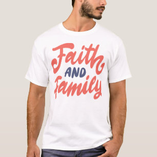 Camiseta Fé e família