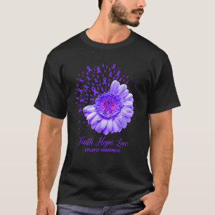 Camiseta Fé Esperança Amor Conscientização Epilepsia Sobrev
