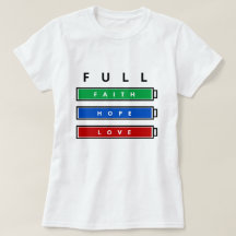 Fé - Esperança - Amor - Personalizável - Cheio