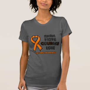 CAMISETA FÉ ESPERANÇA CORAGEM AMOR...RSD/CRPS