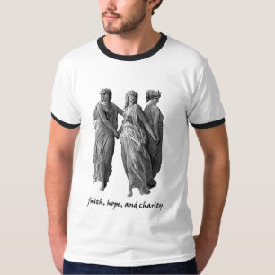 Camiseta Fé, esperança, e caridade