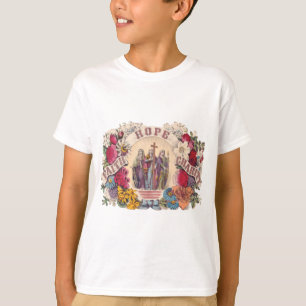 Camiseta Fé, esperança e caridade virtudes teológicas