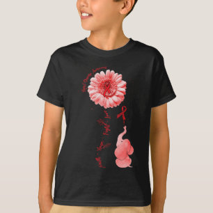 Camiseta Fé Esperança Luta Contra Doenças Cardíacas Sensibi