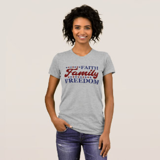 Camiseta Fé, Família e Liberdade