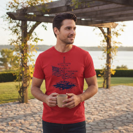 Camiseta Fé, Família, Liberdade