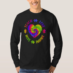Camiseta Fé Gira Esperança Adora Consciência Autismo Mês As