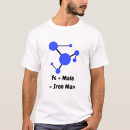 Camiseta Fe + Homem Igual a Homem de Ferro