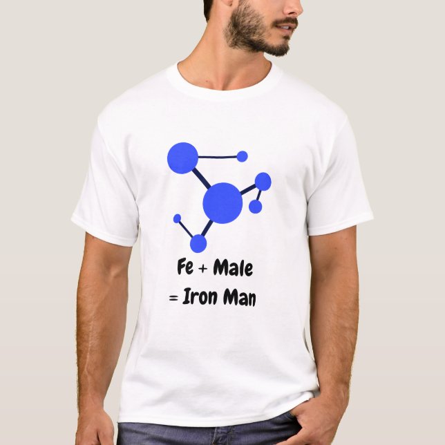 Camiseta Fe + Homem Igual a Homem de Ferro (Frente)
