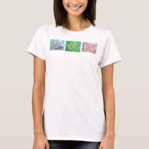 Camiseta Fé, Hope, Love T-Shirt (Frente)