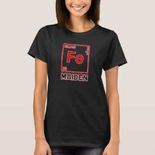 Camiseta Fe Maiden - (Ferro) Paródia de Elementos de Ferro 