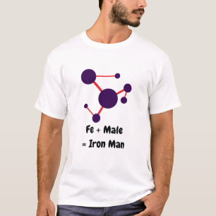 Camiseta Fe + Masculino Igual A Púrpura De Ferro
