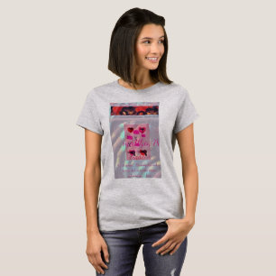Camiseta fé, mulheres, beleza