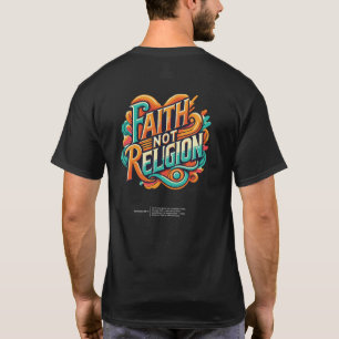 CAMISETA FÉ NÃO RELIGIÃO V2