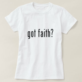 Camiseta fé obtida?