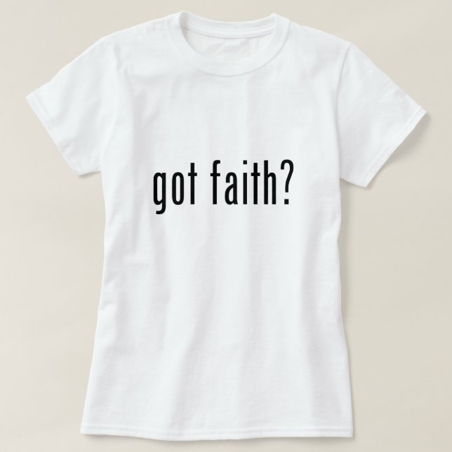 Camiseta fé obtida? (Frente do Design)