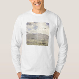 Camiseta Fé para mover montanhas