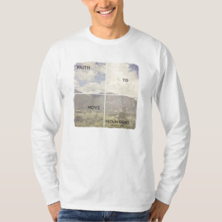 Camiseta Fé para mover montanhas