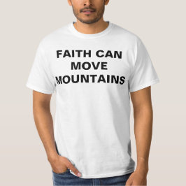 Camiseta Fé Pode Mover Montanhas