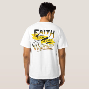 Camiseta Fé Pode Mover Montanhas