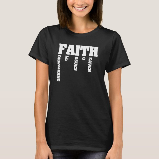 Camiseta Fé Religiosa Crenças Espiritualmente Cristãs (Frente)