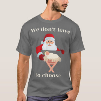 Camiseta Fé Religiosa Cristã Papais noeis de Jesus Não prec