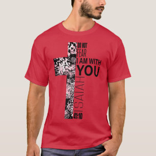 Camiseta Fé Rosa Sobre O Medo Da Religião Cristã Ver