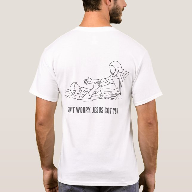 Camiseta Fé sobre Medo (Verso)