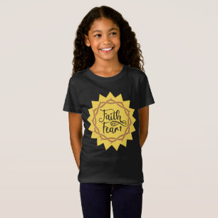 Camiseta fé sobre medo