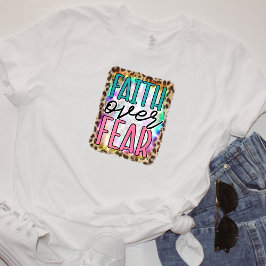 Camiseta Fé sobre o medo