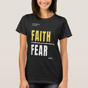 Camiseta Fé sobre o Medo