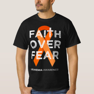 Camiseta Fé sobre o medo combater a hipoglicemia Sensibiliz