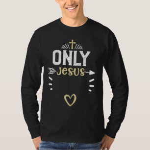 Camiseta Fé Somente Jesus Ditados de Jesus