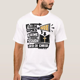 Camiseta Fé vem da audição