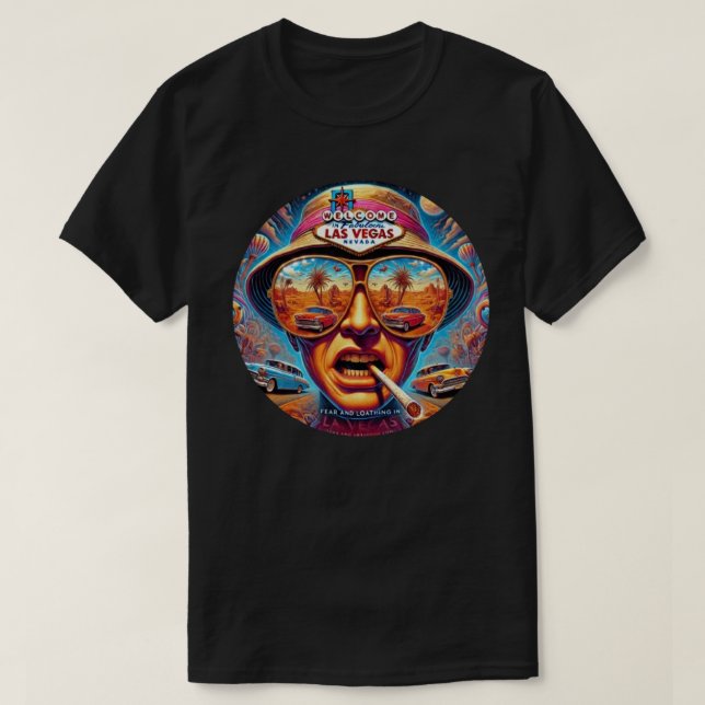 Camiseta Fear and Loathing in Las Vegas (Frente do Design)